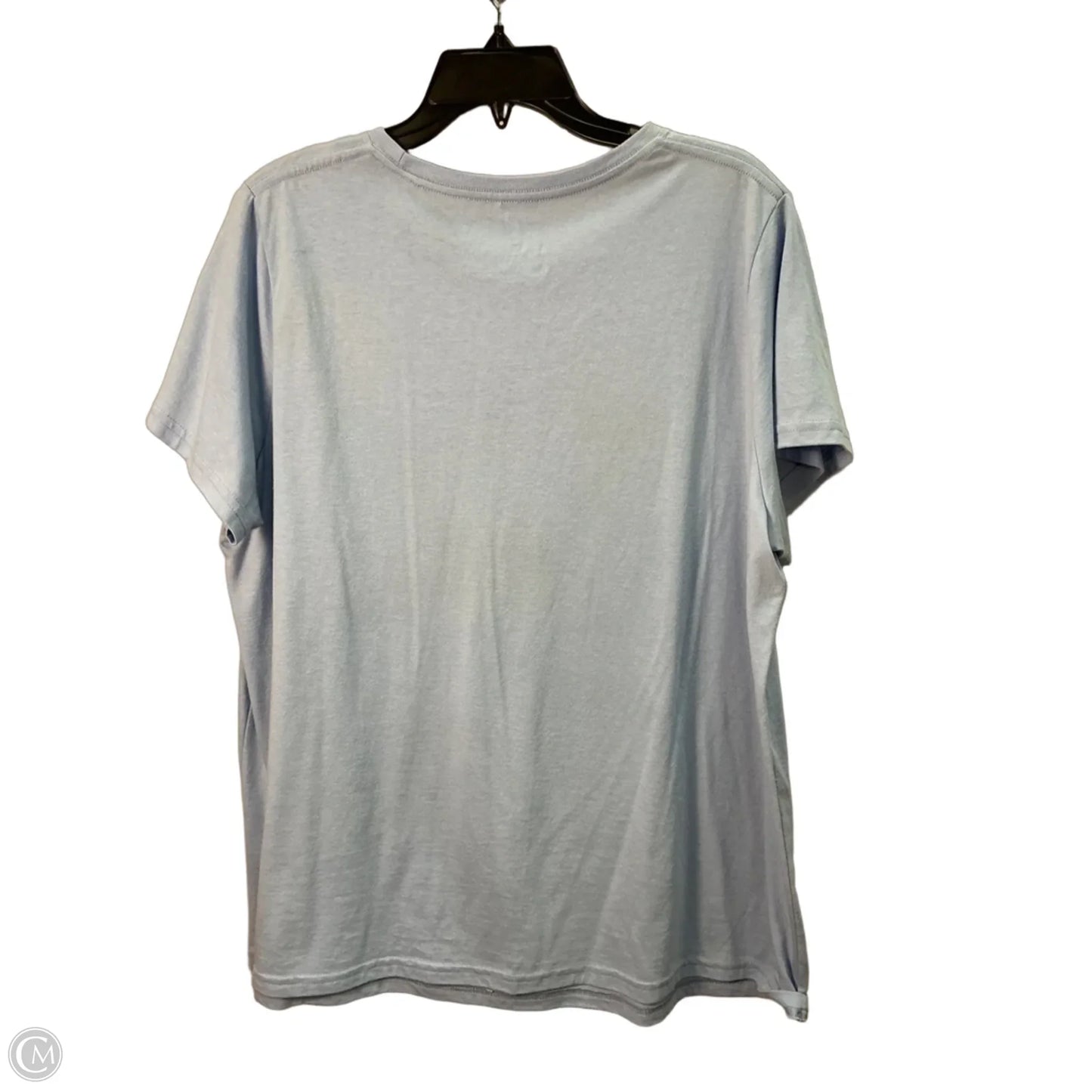 Top Short Sleeve By Clothes Mentor In Blue, Size: 22