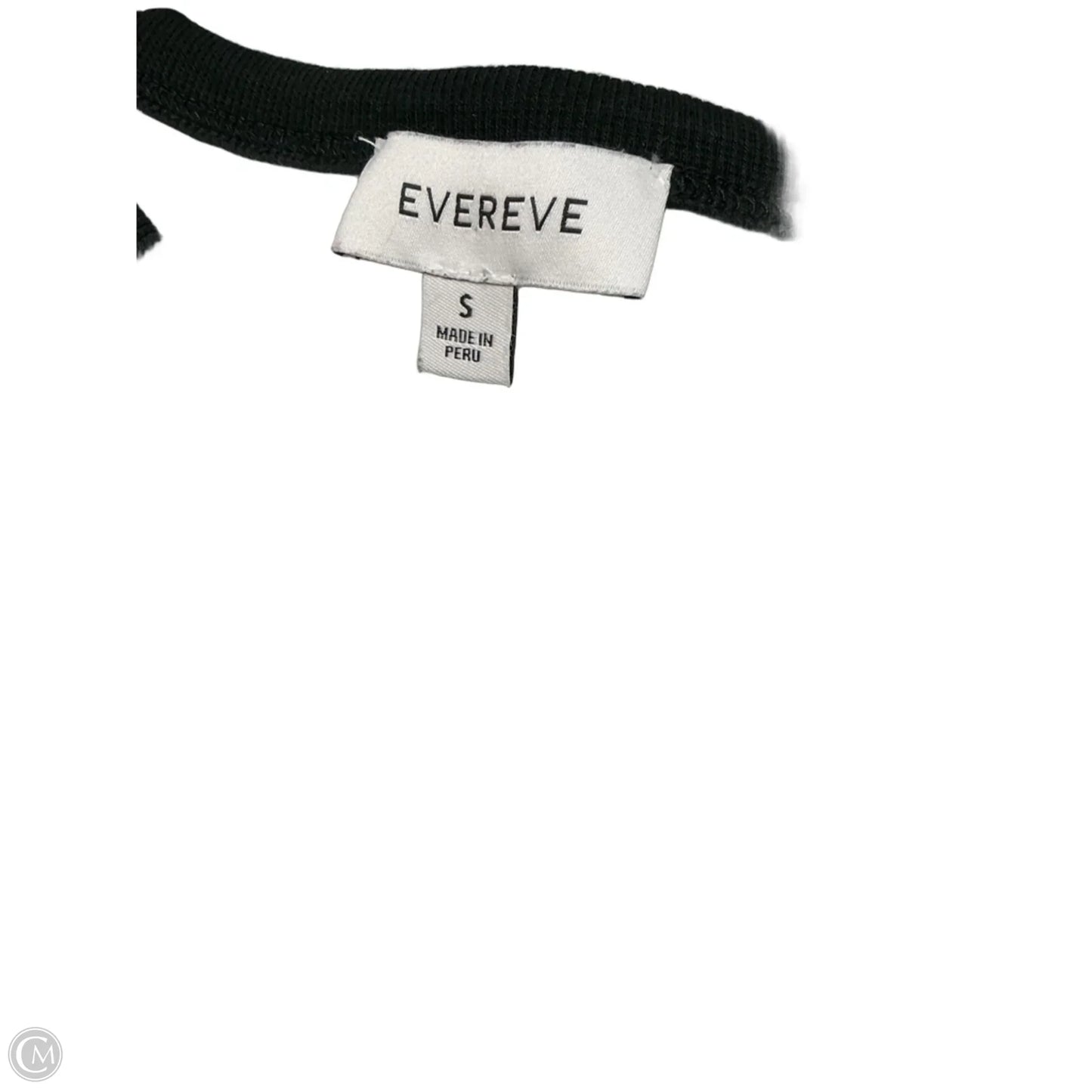 Top Sleeveless By Evereve In Black & Tan, Size: S