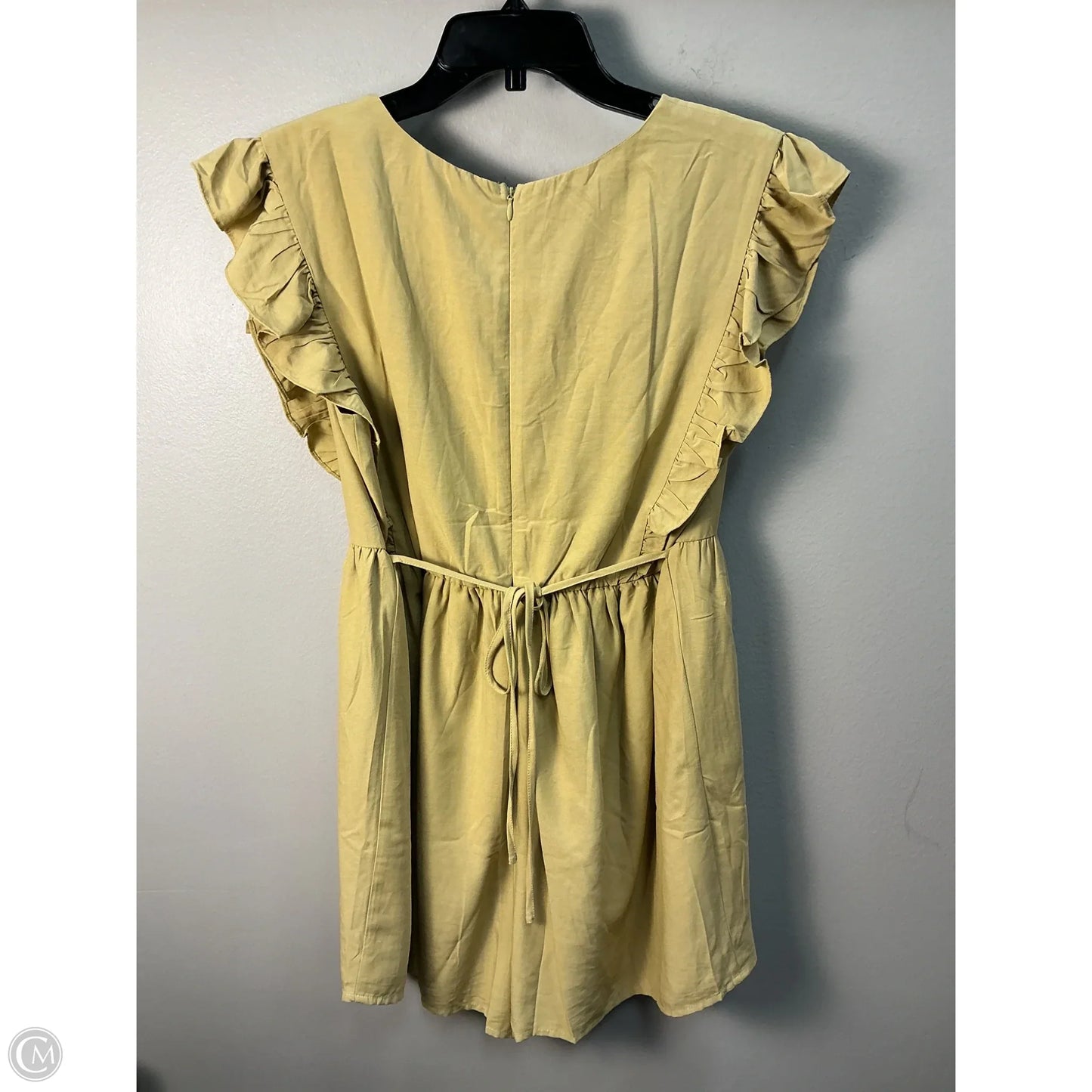 Dress Casual Short By Gilli In Yellow, Size: S