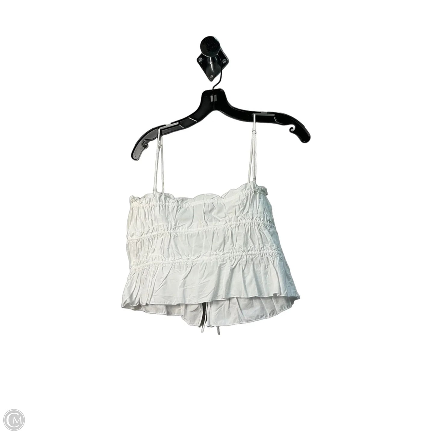 Top Sleeveless By Zara In White, Size: M
