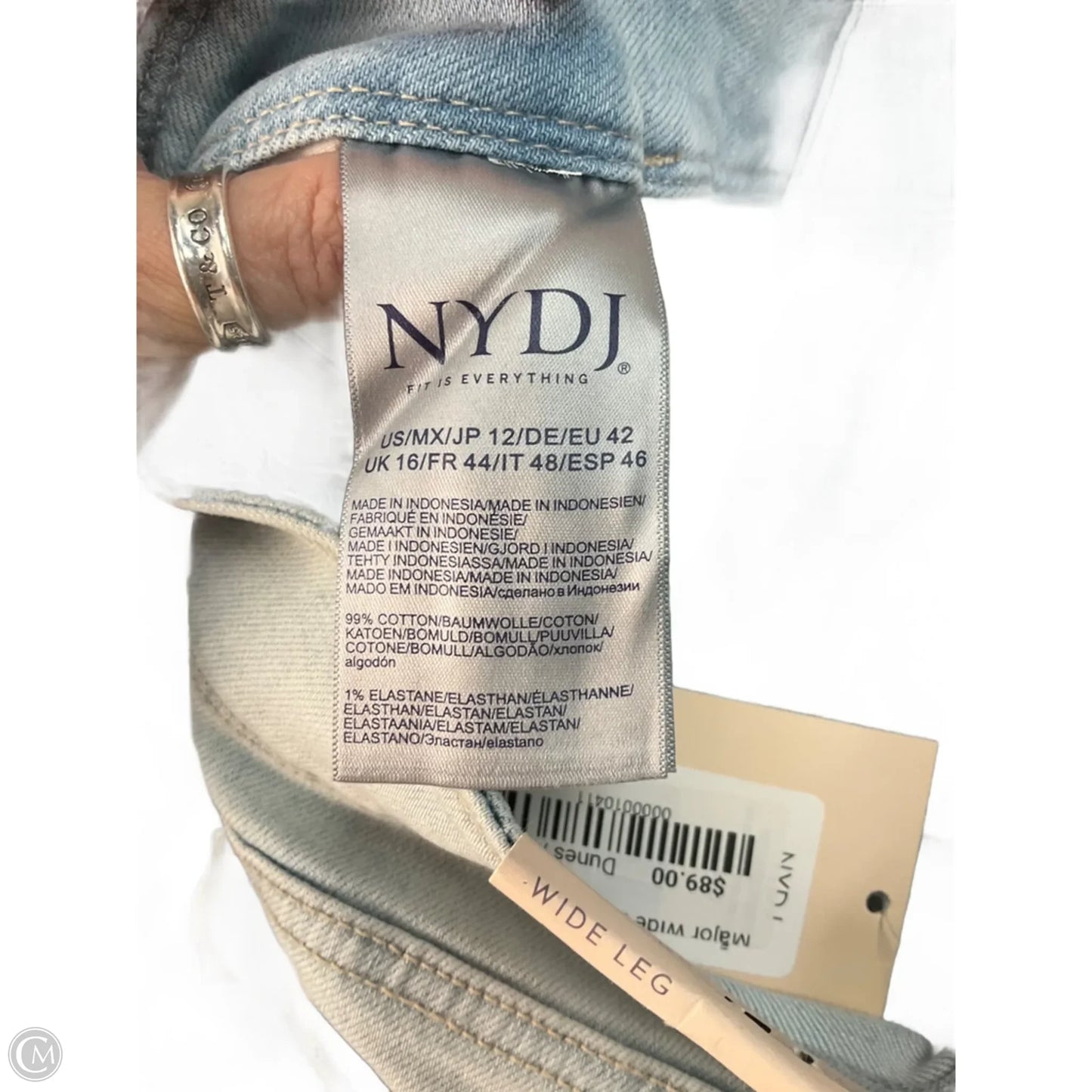 Jeans Wide Leg By Clothes Mentor In Blue, Size: 12