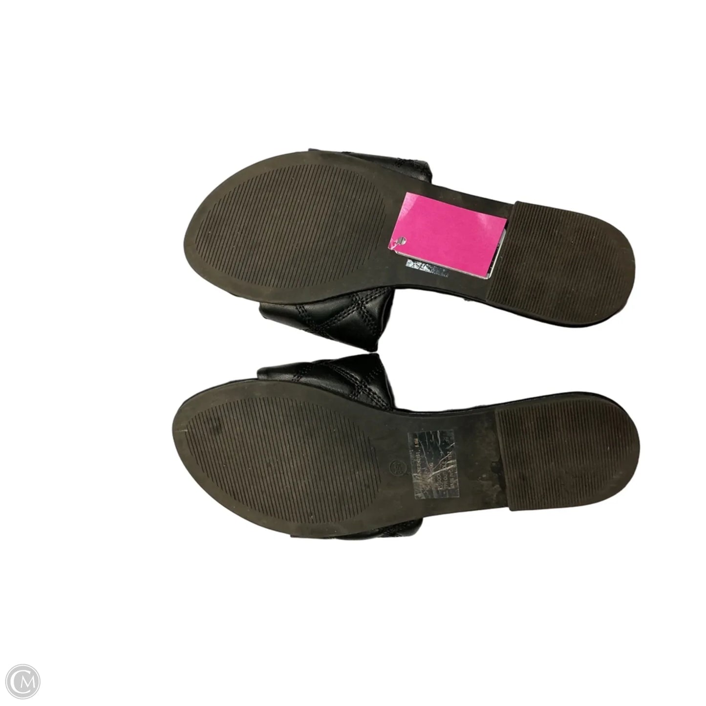 Sandals Flats By Steve Madden In Black, Size: 8.5