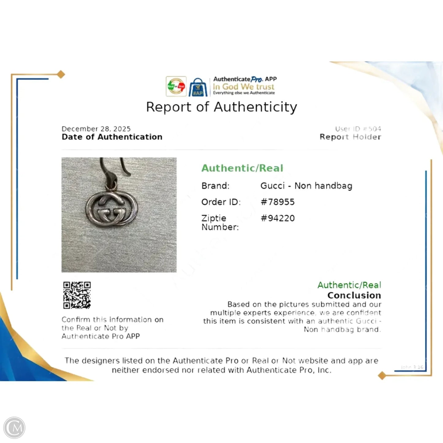 Earrings Luxury Designer By Gucci