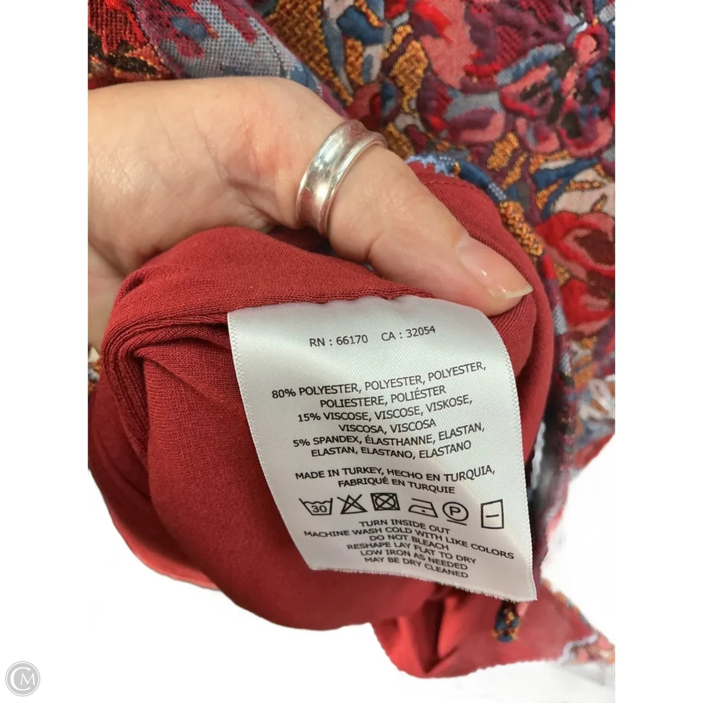 Skirt Midi By Anthropologie In Floral Print, Size: Xs