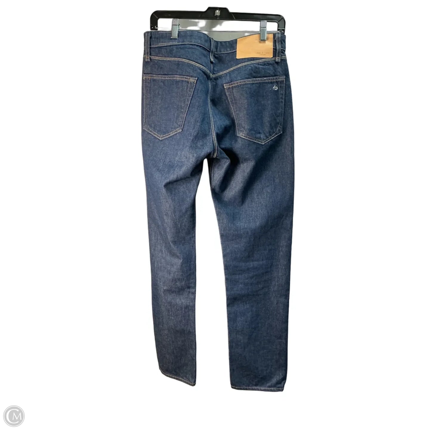 Jeans Straight By Rag And Bone In Blue, Size: 8
