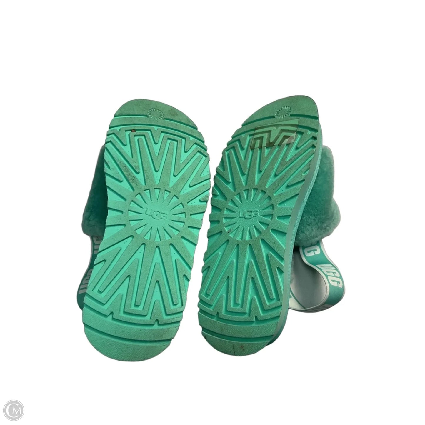 Sandals Designer By Ugg In Green, Size: 11