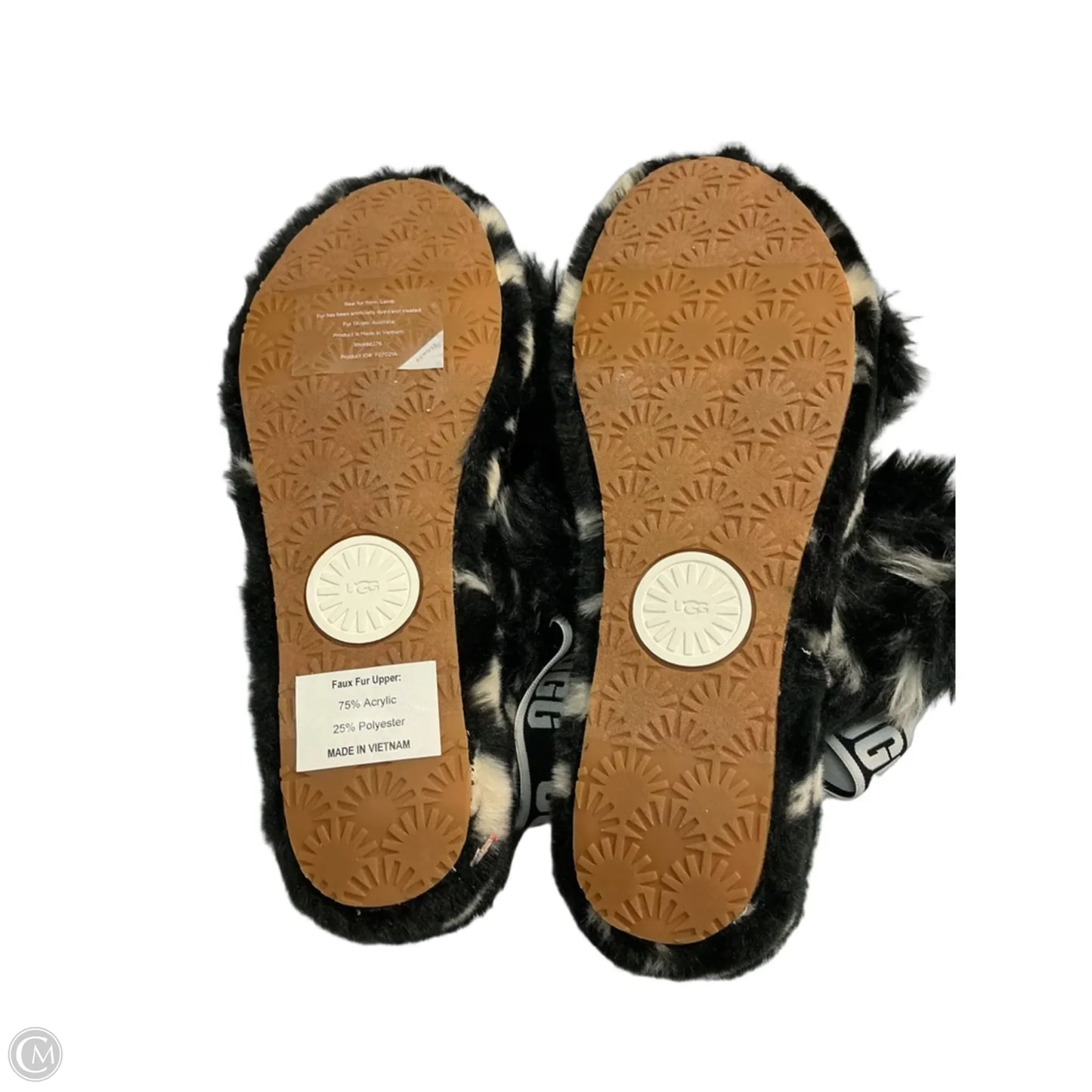 Sandals Designer By Ugg In Black, Size: 11