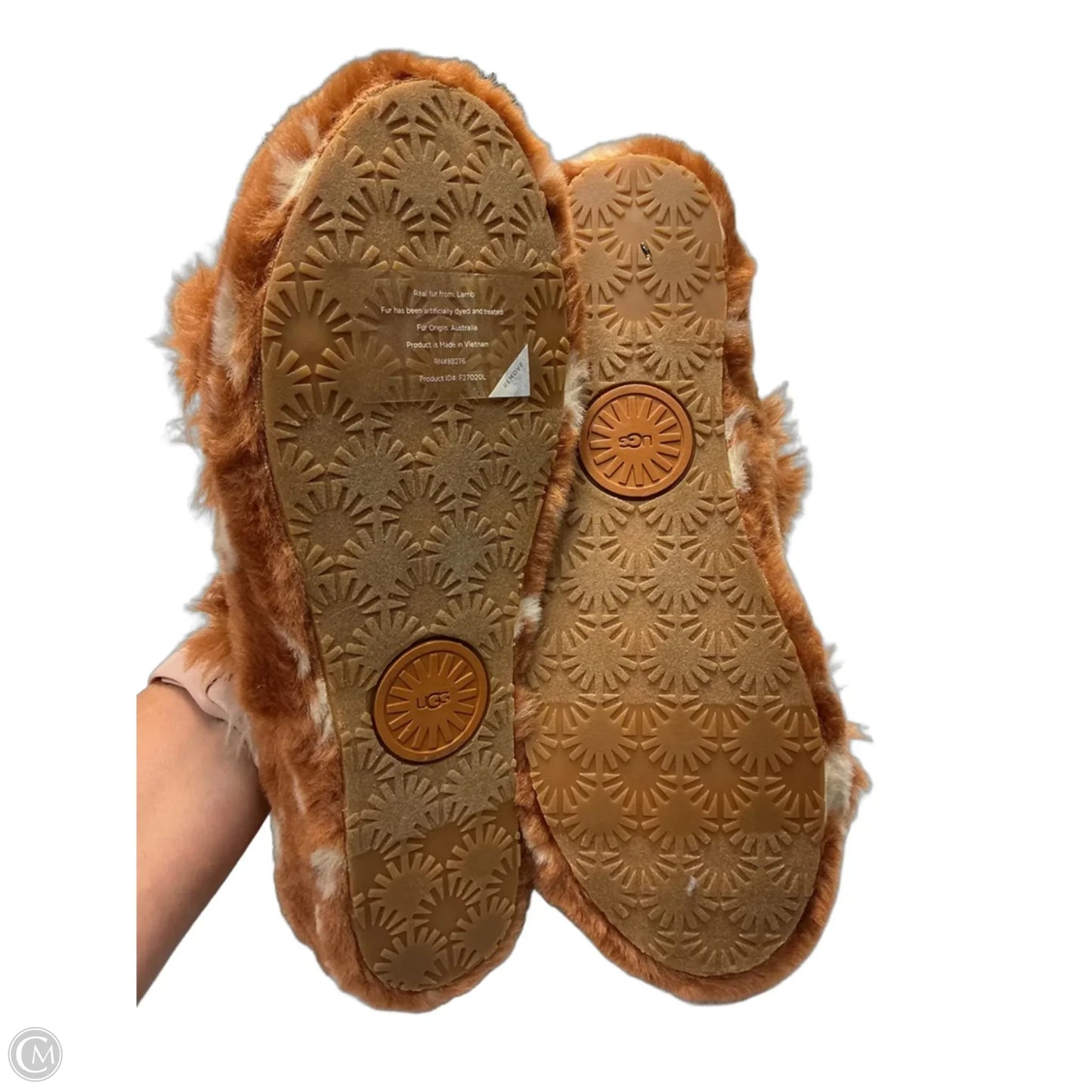 Sandals Designer By Ugg In Brown, Size: 11