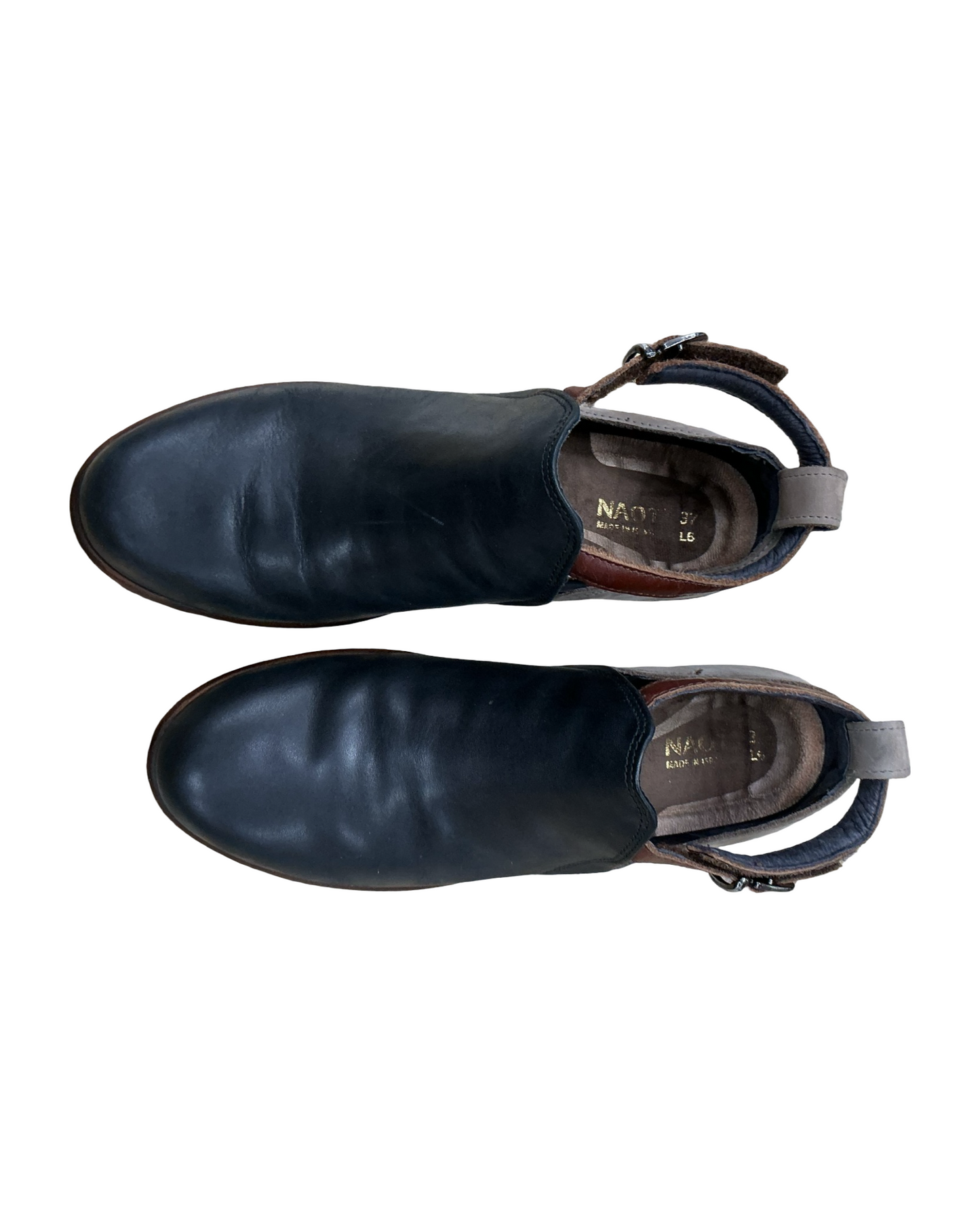 Shoes Flats By Naot In Black & Tan, Size:6.5