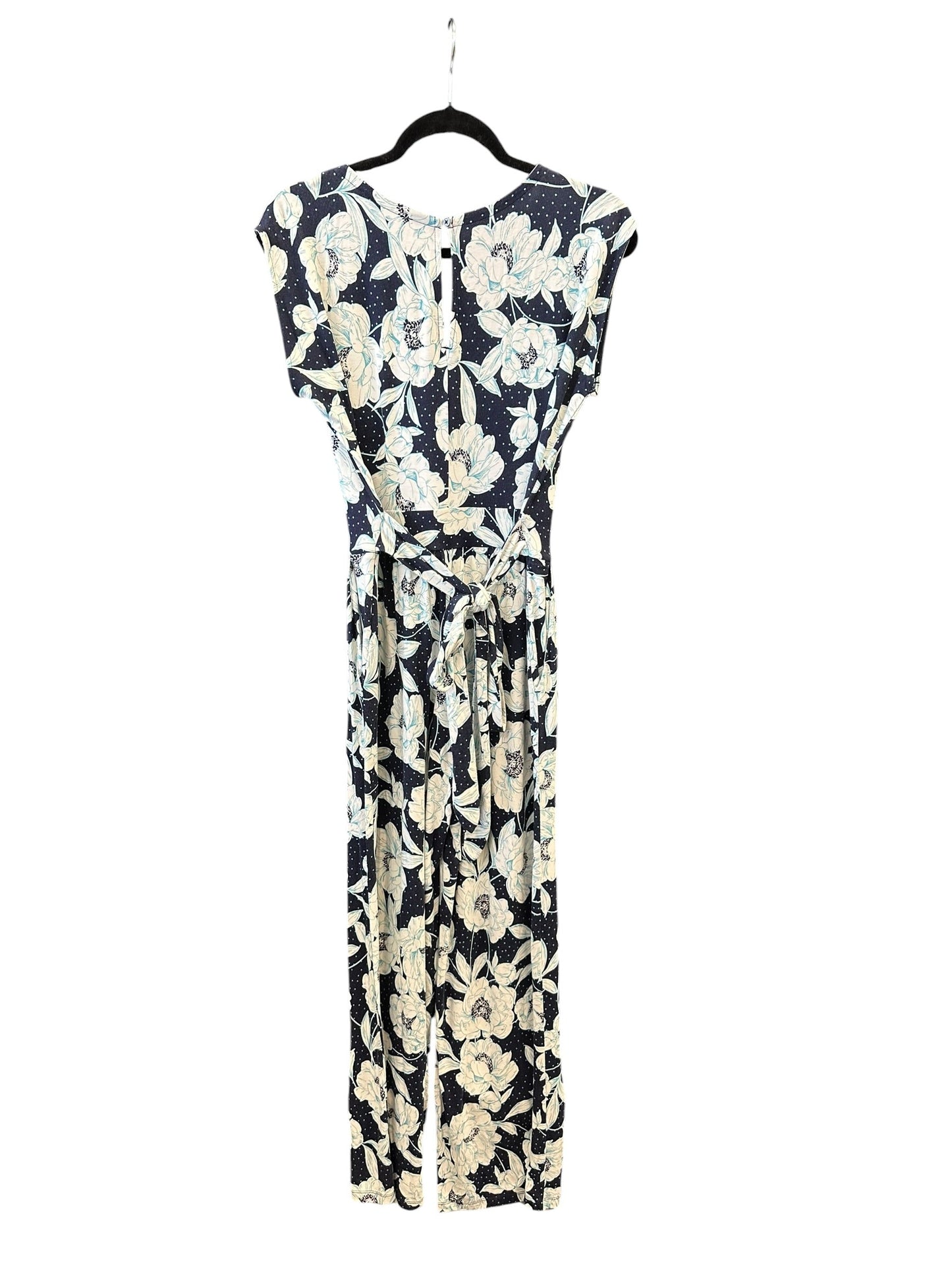 Jumpsuit By Loft In Blue & White, Size:S