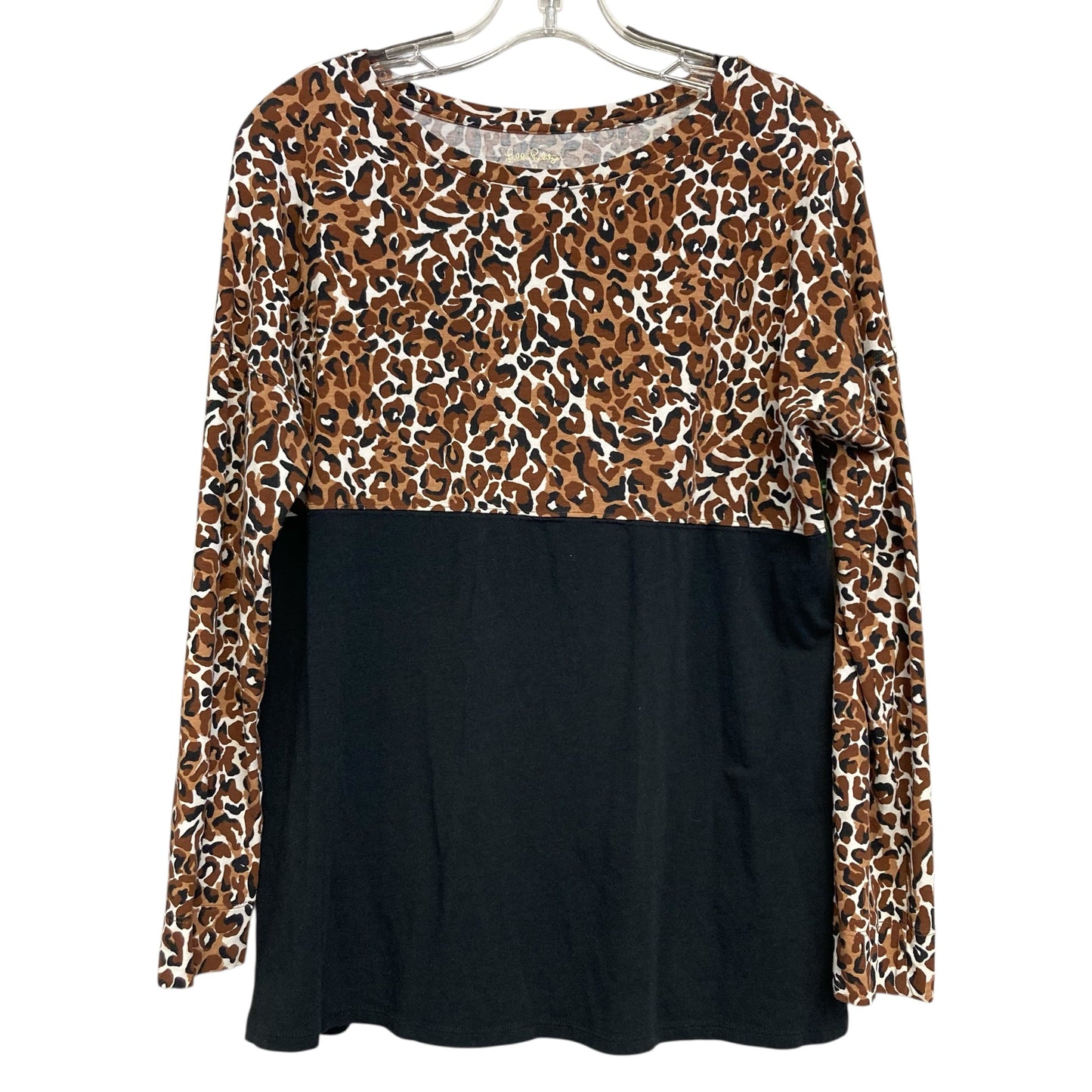 Top Ls Designer By Lilly Pulitzer In Animal Print, Size:M