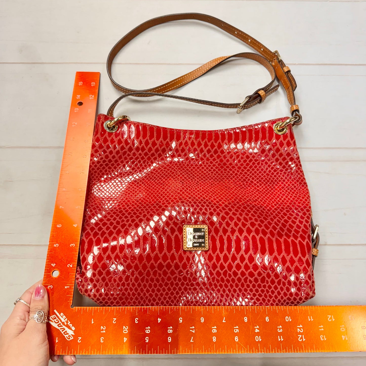 Crossbody Designer By Dooney And Bourke, Size: Medium