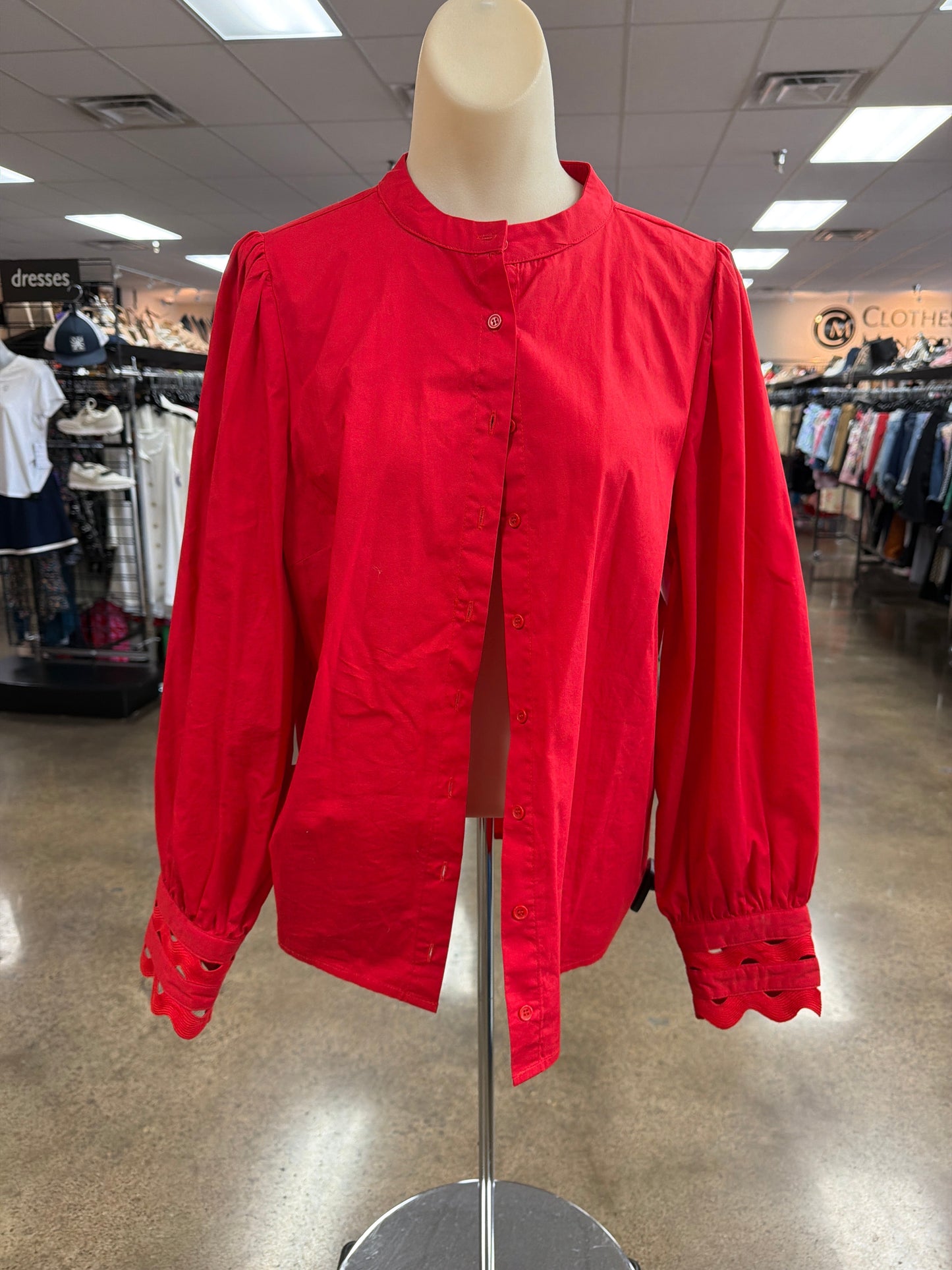Top Ls By Sugar Lips In Red, Size:M