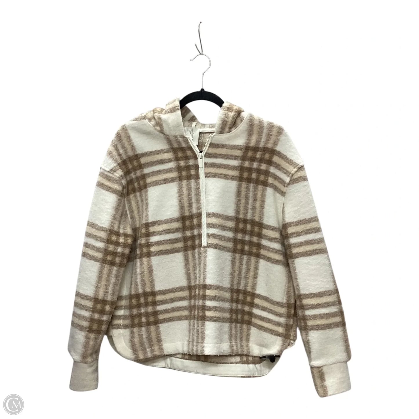 Sweatshirt Hoodie By Joie In Beige, Size: Sp