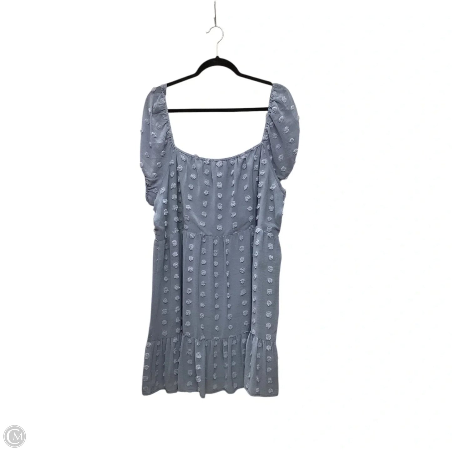 Dress Casual Short By Chicsoul In Blue, Size: 2x