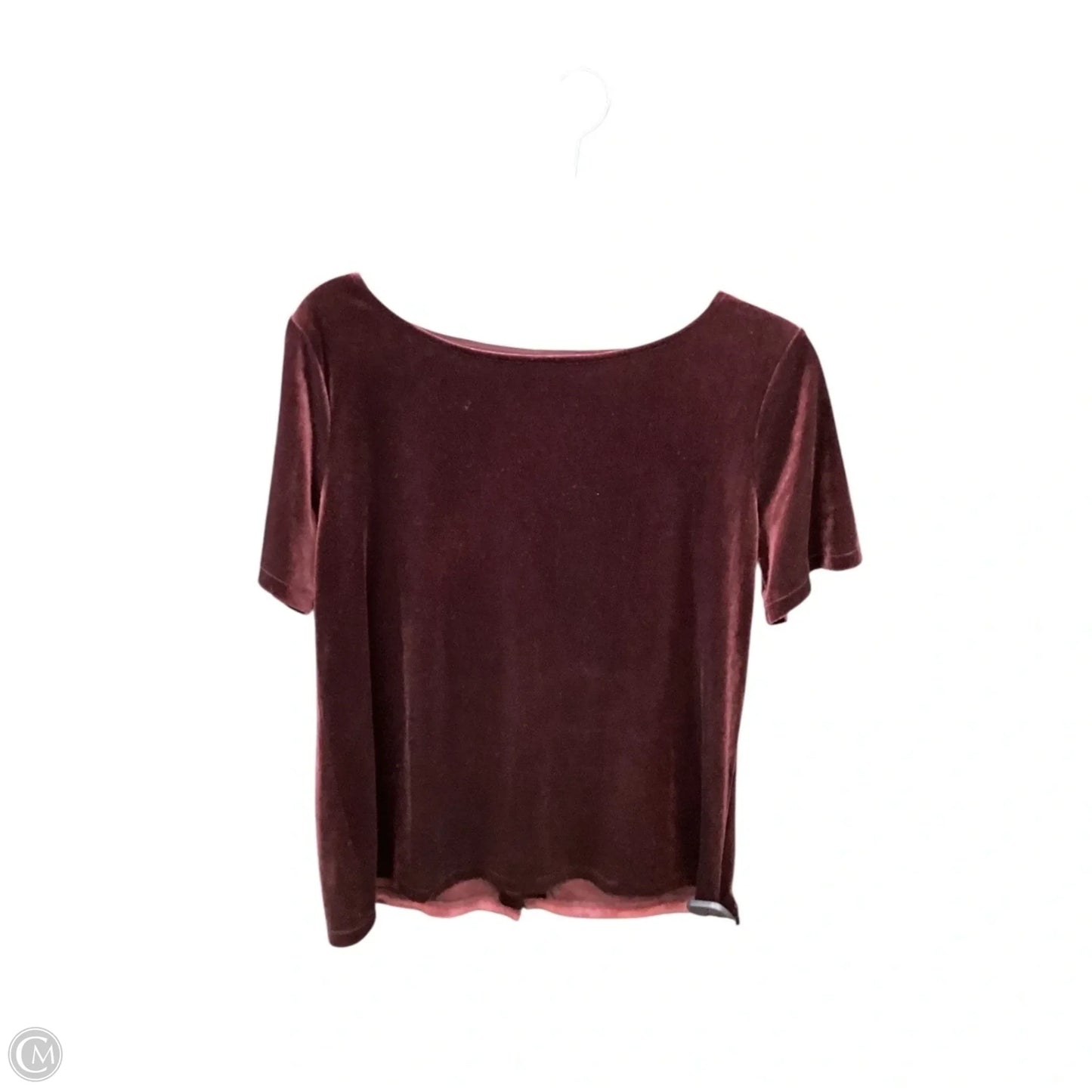 Top Short Sleeve By Ann Taylor In Red, Size: M