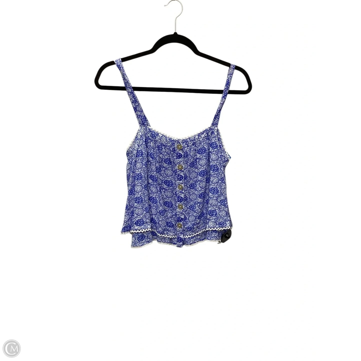 Top Sleeveless By Free People In Blue, Size: S