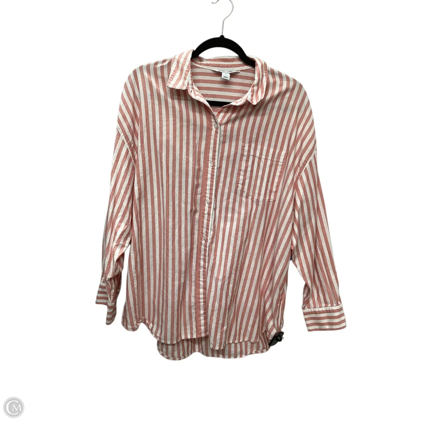 Top Long Sleeve By Old Navy In Pink, Size: L