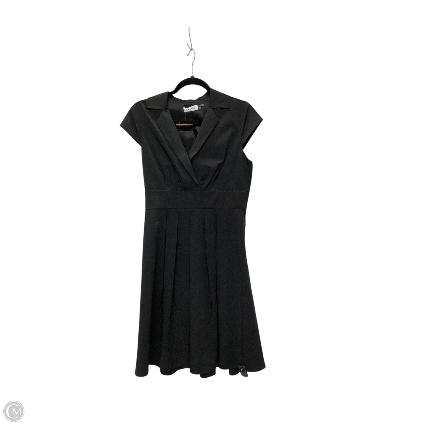 Dress Work By Calvin Klein In Black, Size: 8