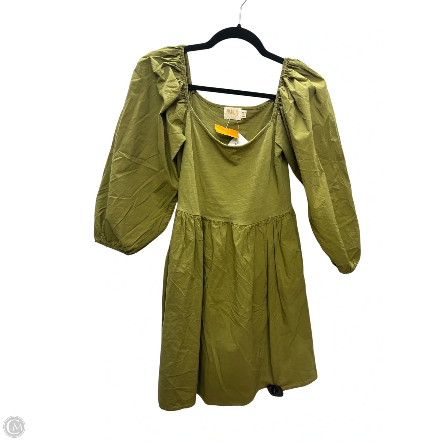 Dress Casual Midi By Nation In Green, Size: S