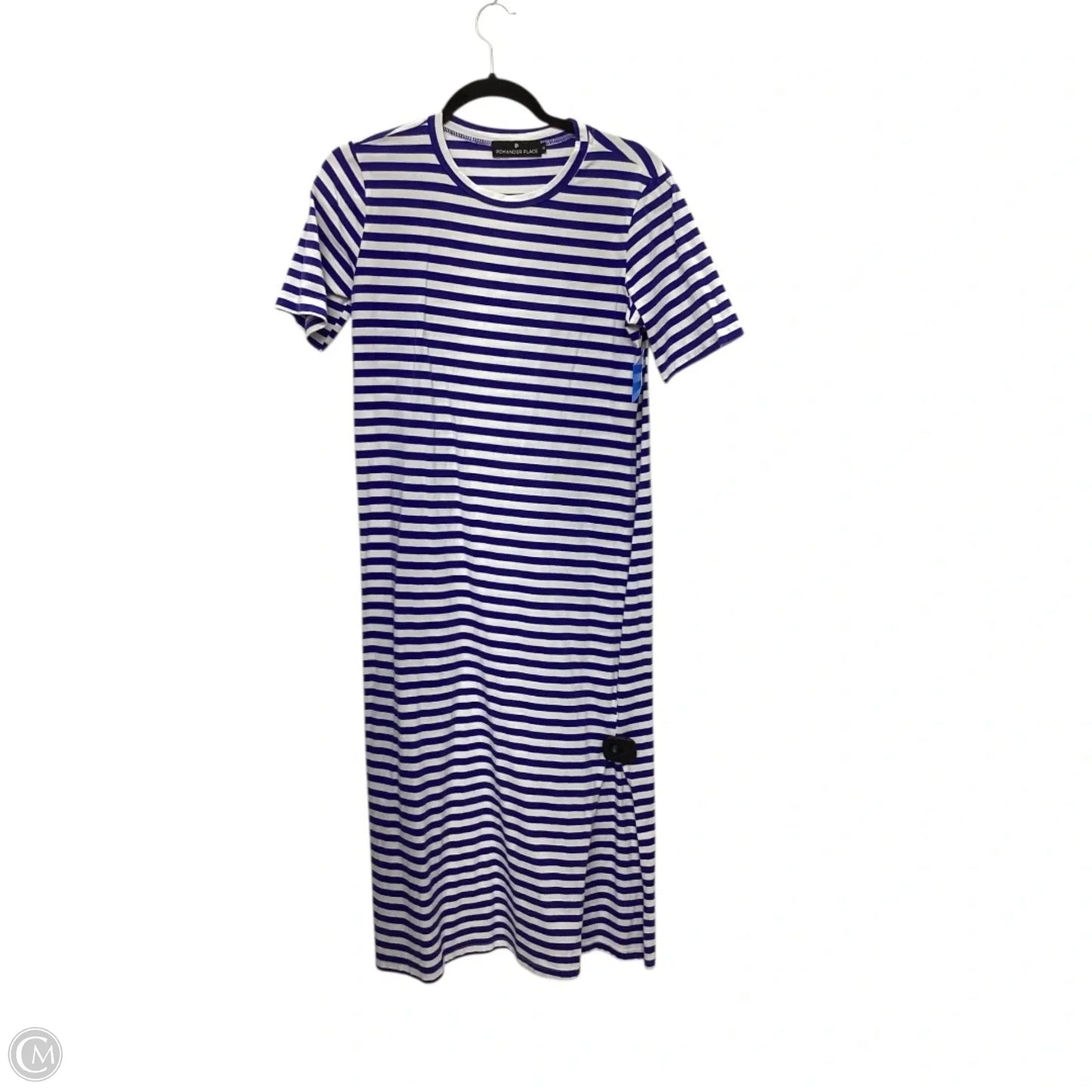 Dress Casual Midi By Pomander Place In Blue, Size: Xs