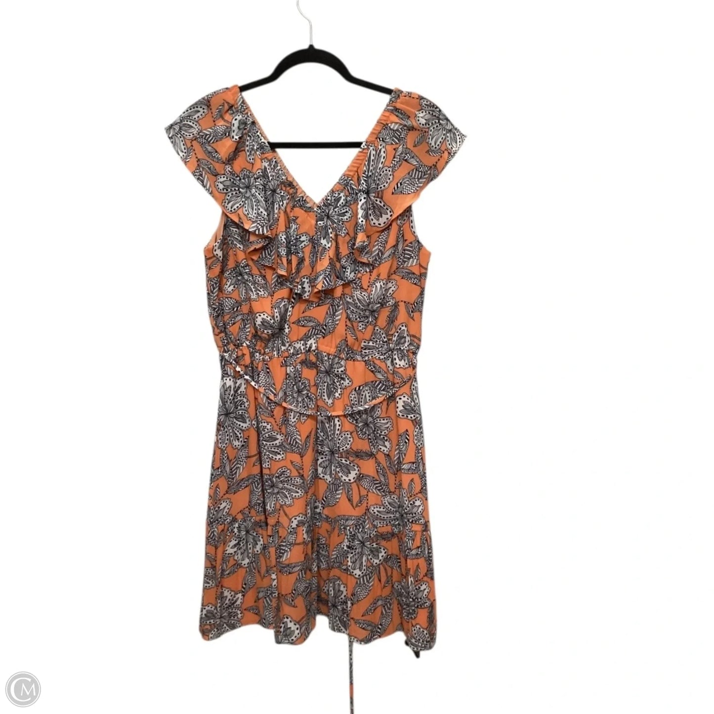 Dress Casual Midi By Loft In Orange, Size: M