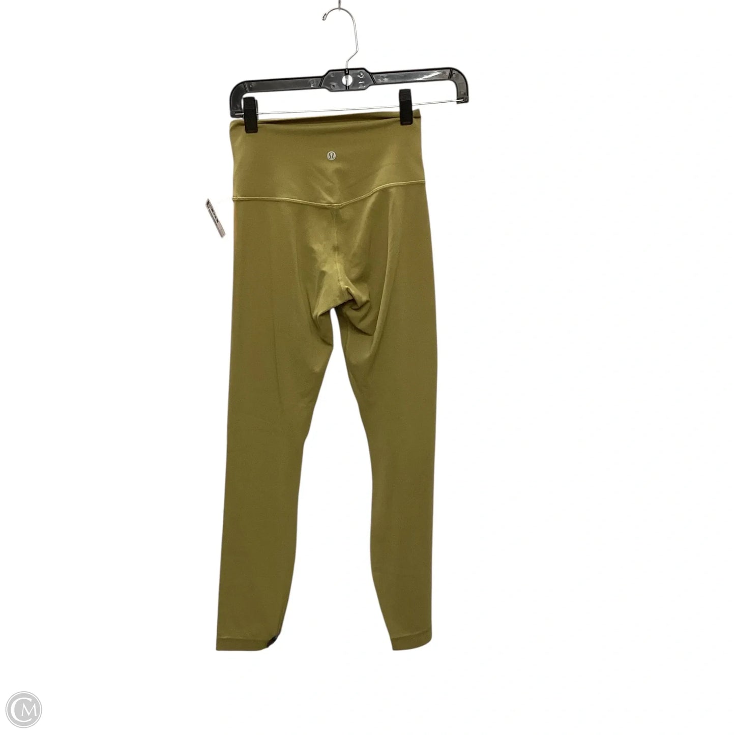 Athletic Leggings By Lululemon In Yellow, Size: 4