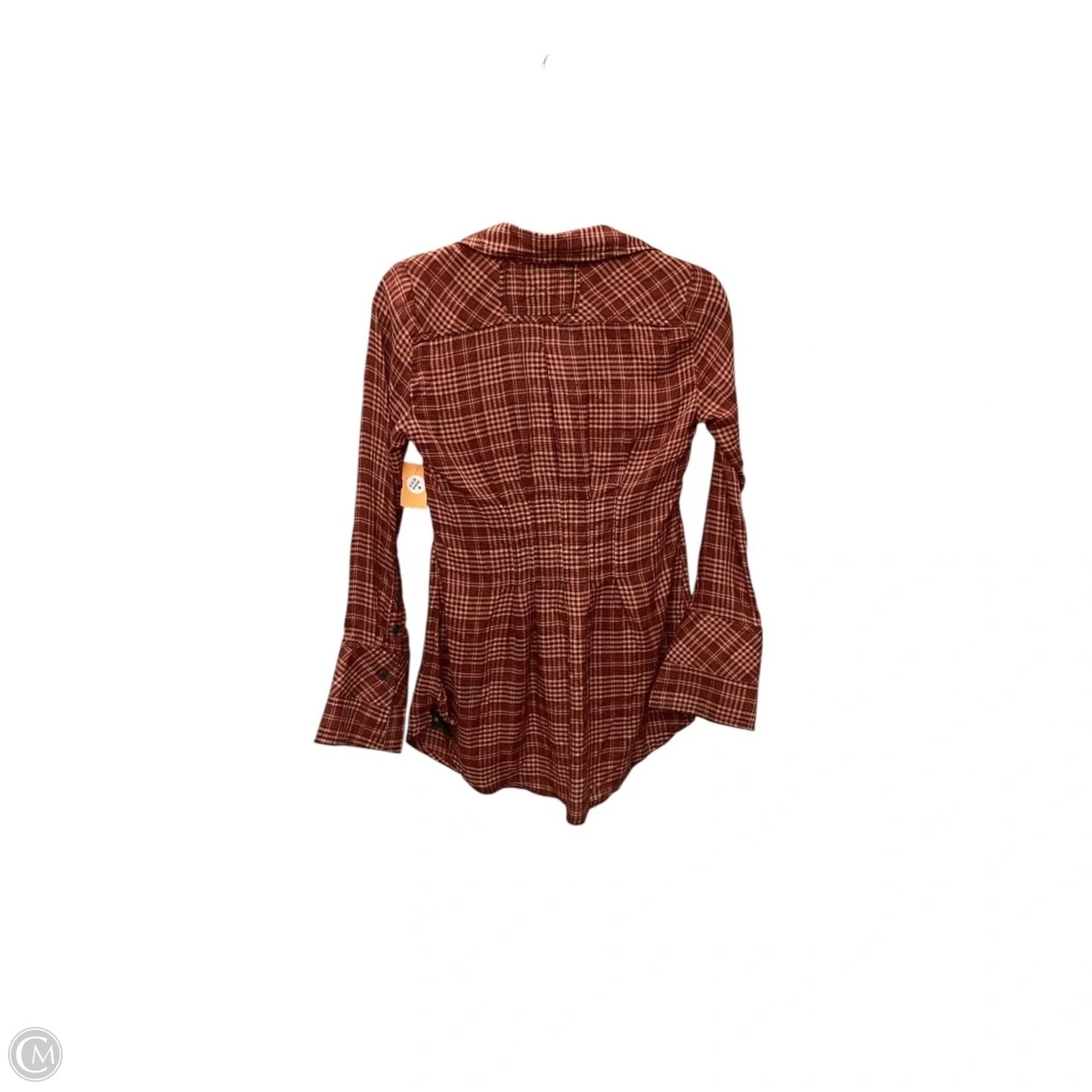 Blouse Long Sleeve By We The Free In Orange, Size: Xs