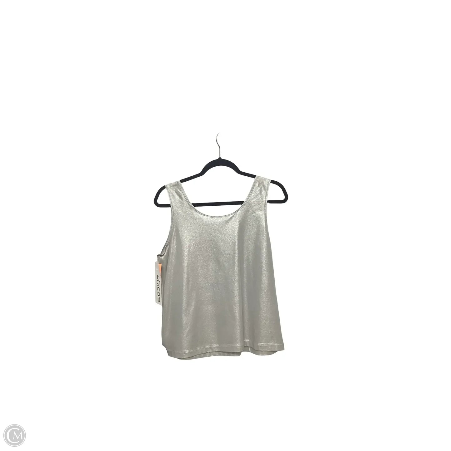 Tank Top By Chicos In Silver, Size: M