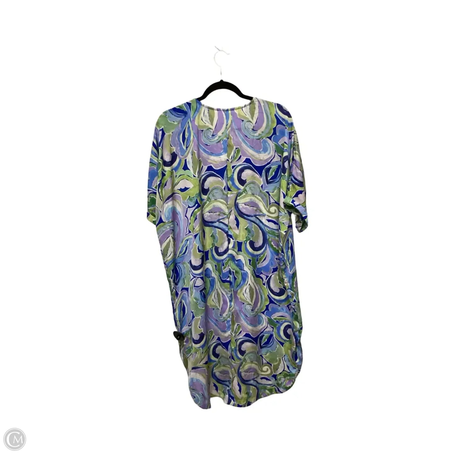 Dress Casual Midi By Easel In Blue & Green, Size: S