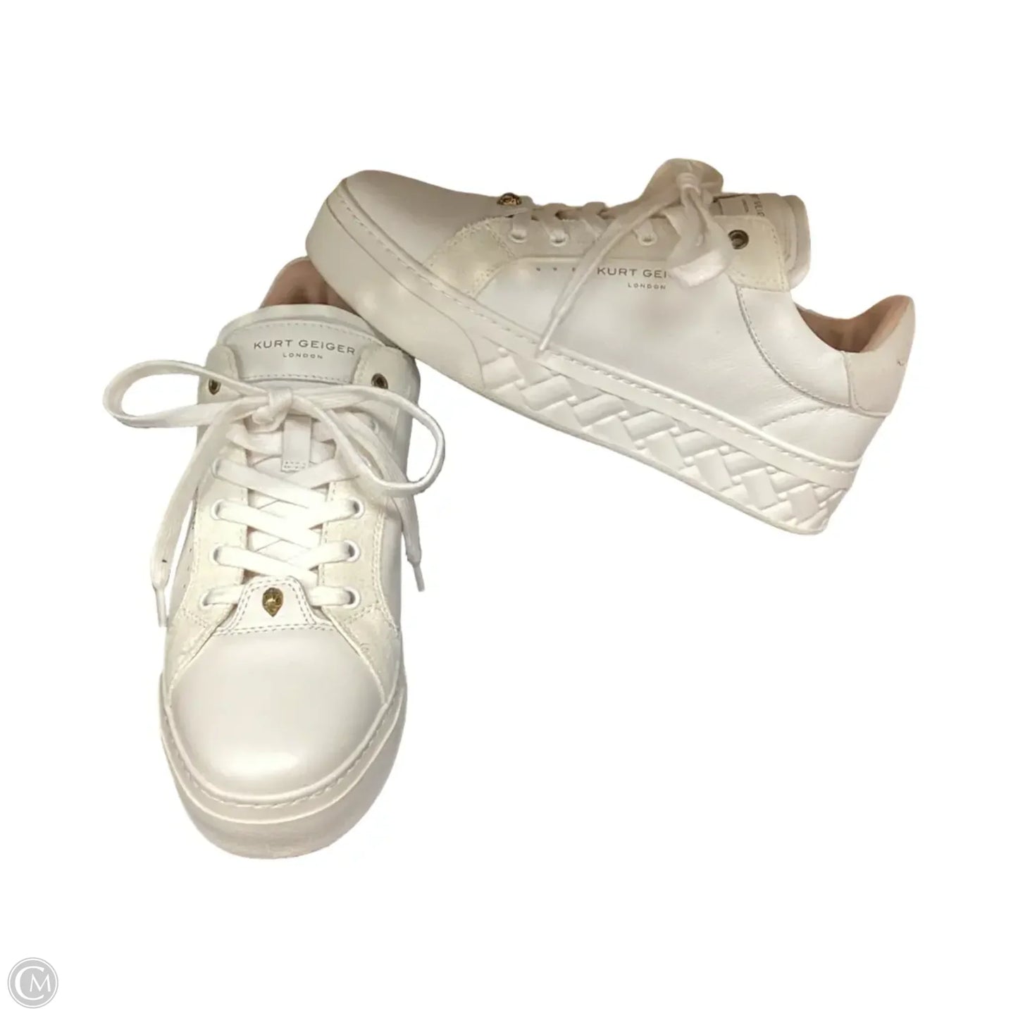 Shoes Designer By Kurt Geiger In White, Size: 7.5