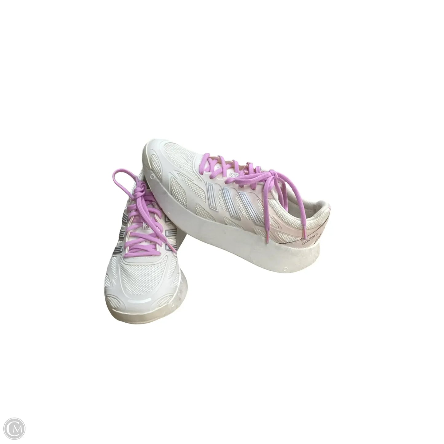 Shoes Athletic By Adidas In Pink & White, Size: 9