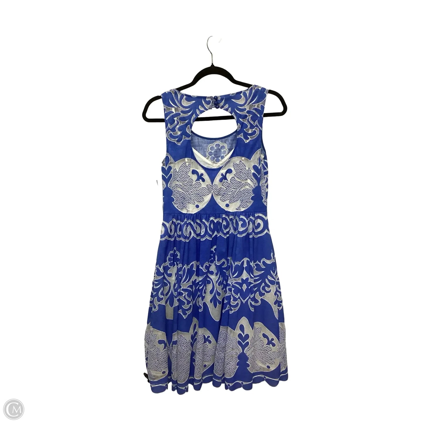 Designer Dress Casual Short By Tracy Reese In Blue, Size: 6