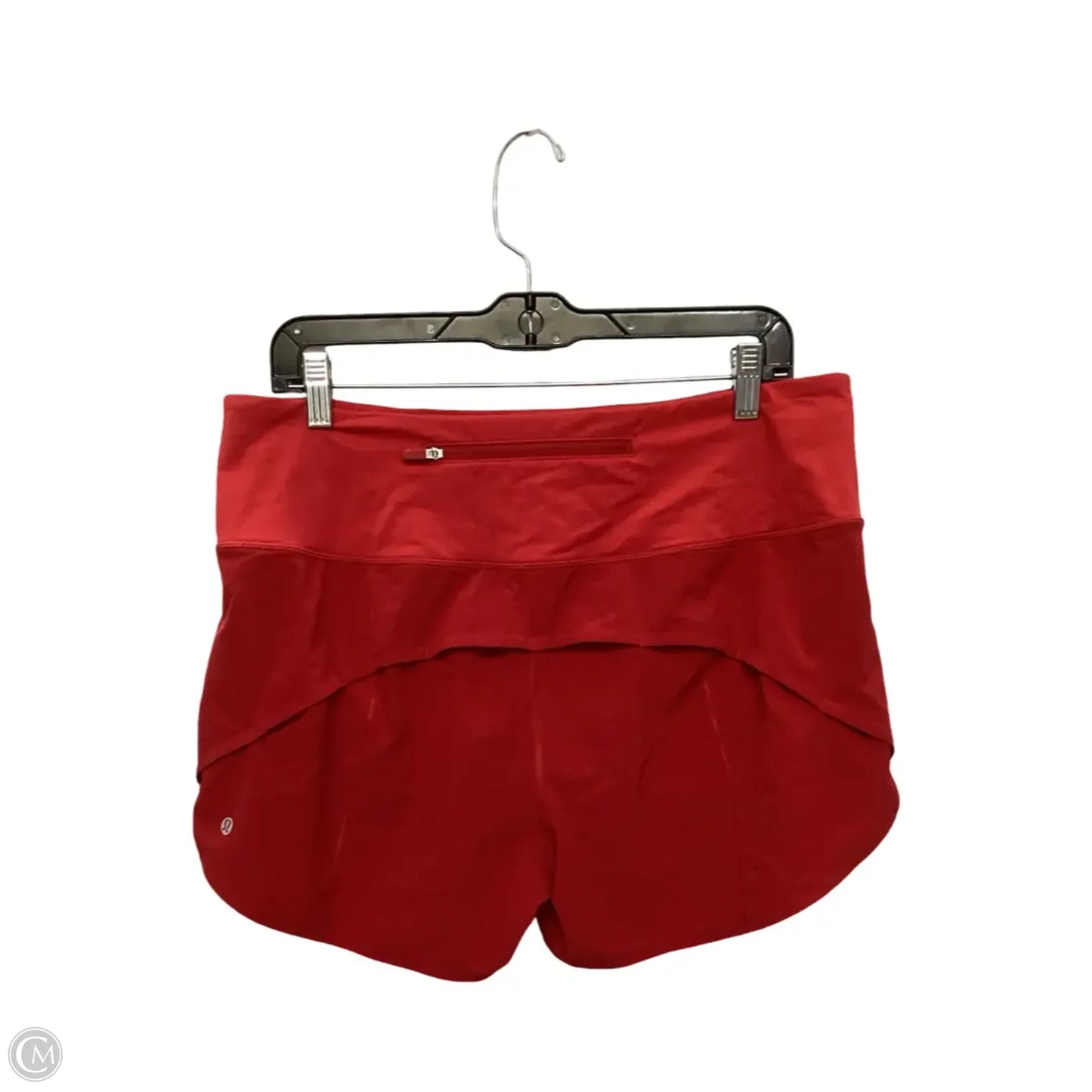 Athletic Shorts By Lululemon In Red, Size: 12
