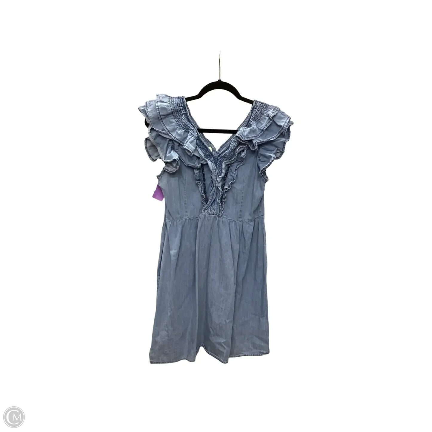 Dress Casual Short By 143 Story In Blue Denim, Size: M