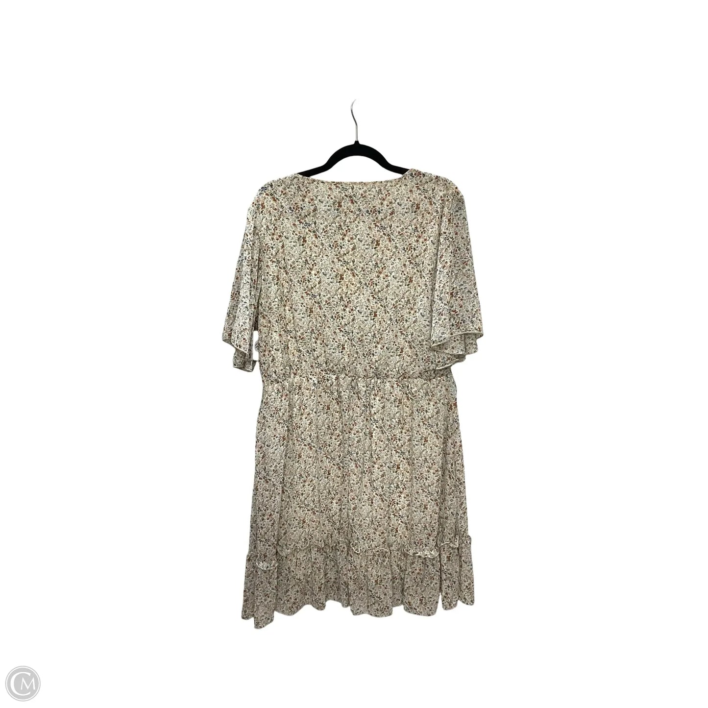 Dress Casual Short By Clothes Mentor In Floral Print, Size: Xl