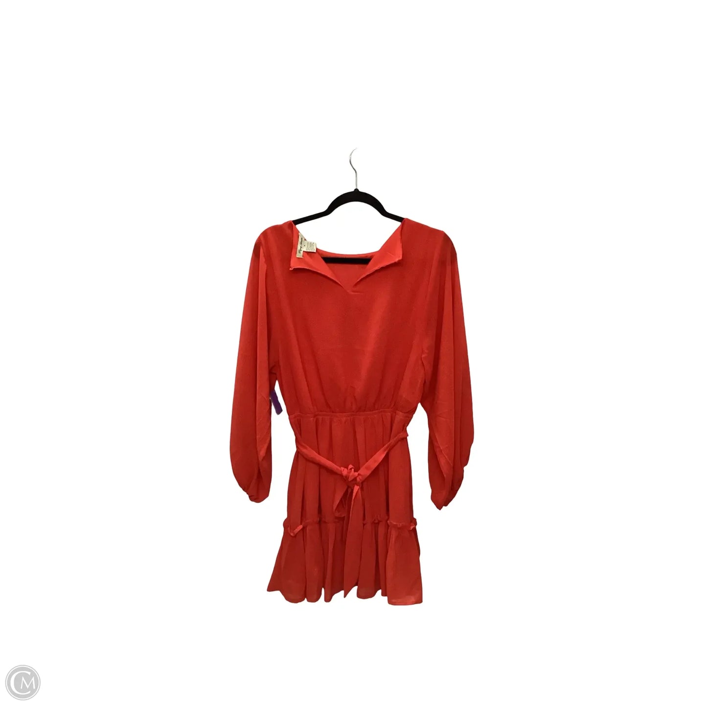 Dress Casual Short By Flying Tomato In Red, Size: M