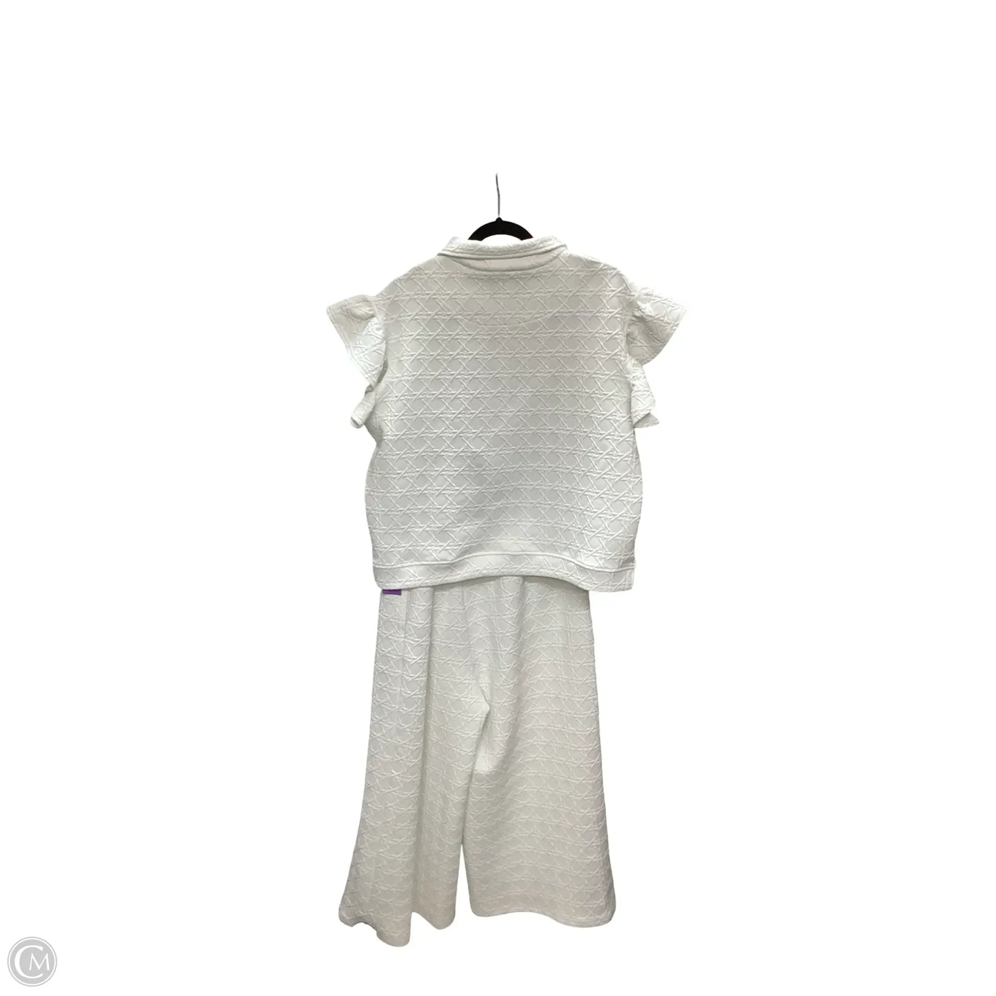 Pants Set 2pc By SSYS The Label In White, Size: Xl