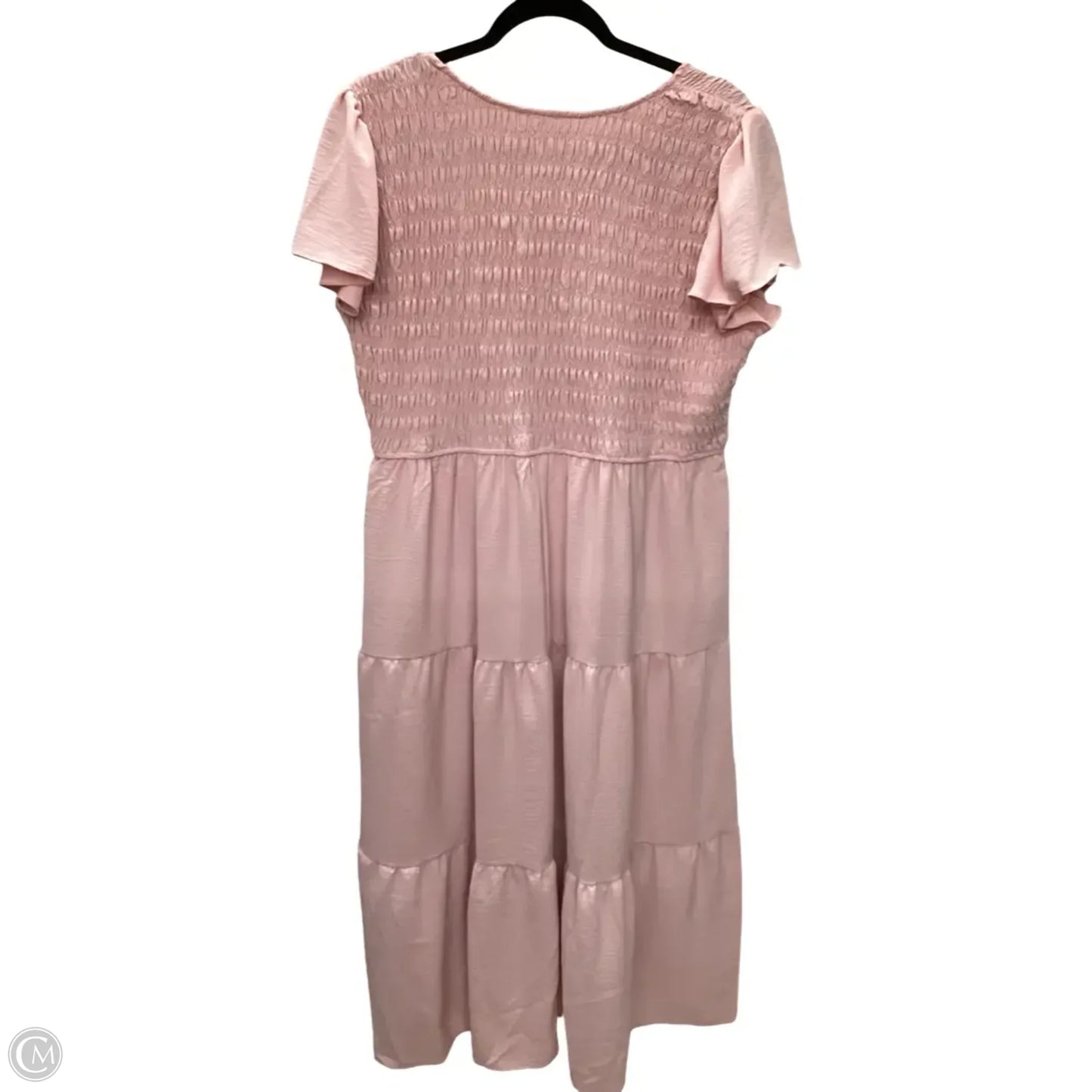 Dress Casual Maxi By Blu Pepper In Pink, Size: 2x