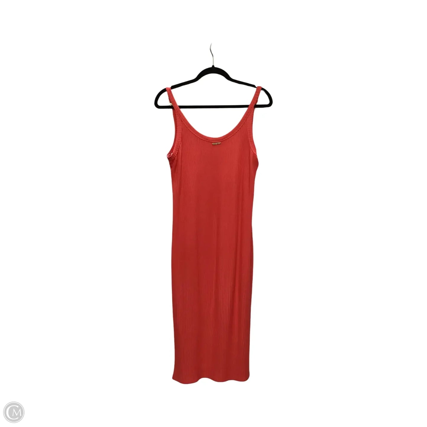 Dress Casual Midi By Michael By Michael Kors In Red, Size: L