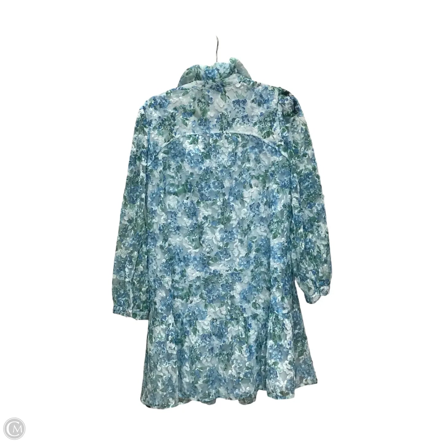 Dress Casual Short By Tuckernuck In Blue, Size: M