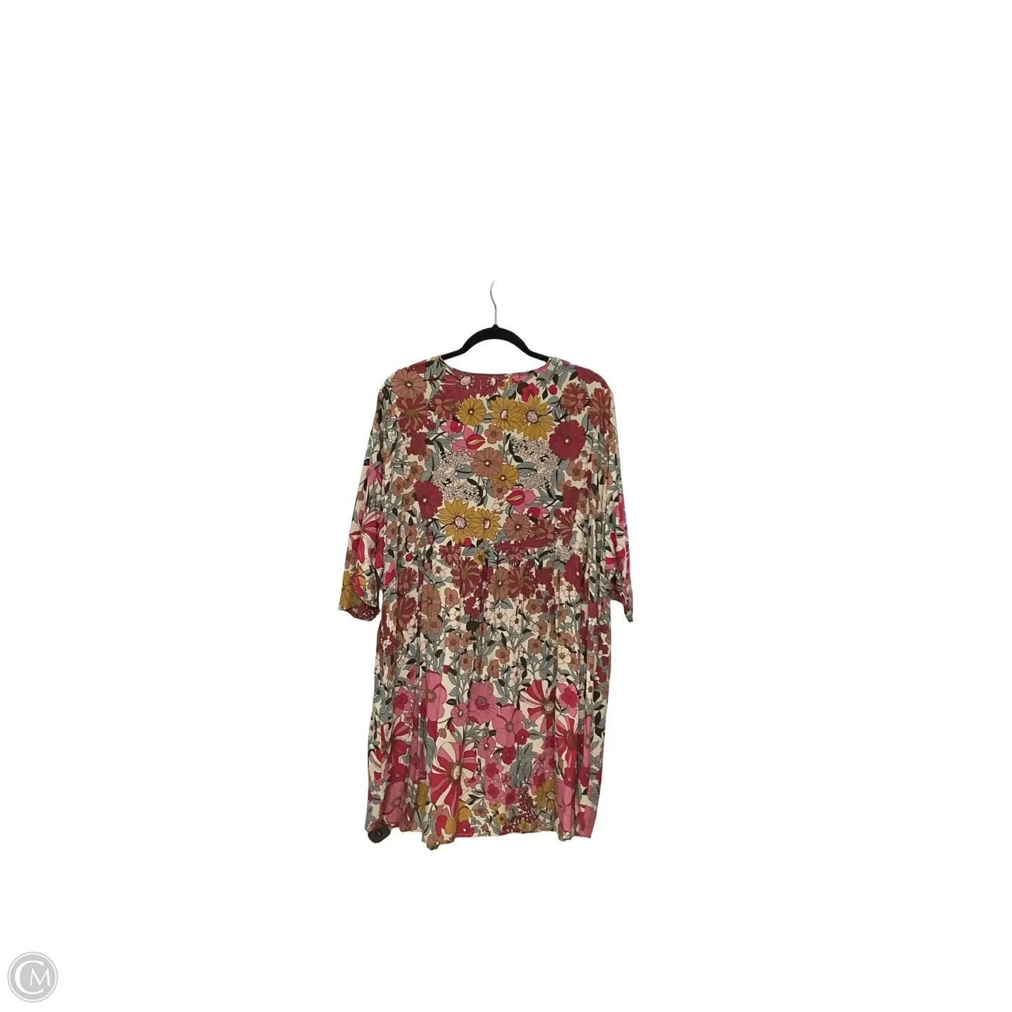 Dress Casual Short By Natural Life In Floral Print, Size: Xl