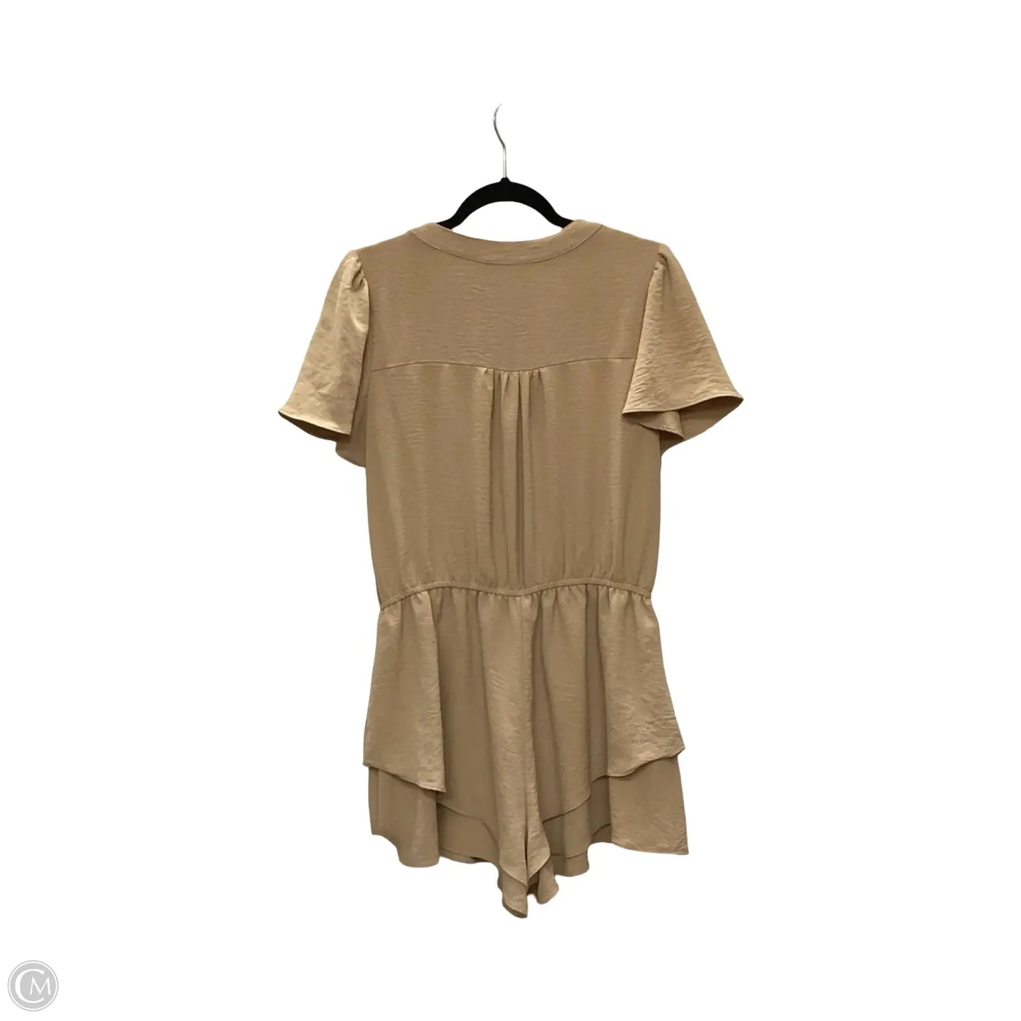 Romper By Clothes Mentor In Brown, Size: L