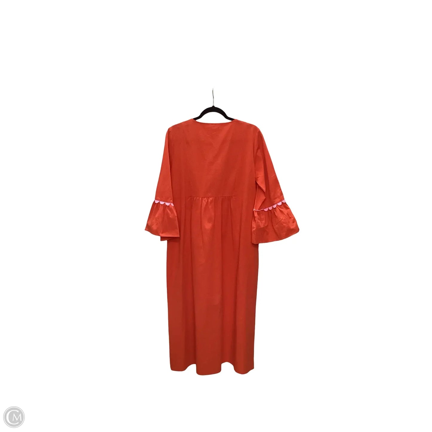 Dress Casual Maxi By Tcec In Orange, Size: L