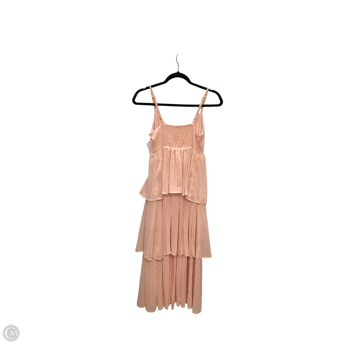 Dress Casual Midi By Lc Lauren Conrad In Peach, Size: Xs