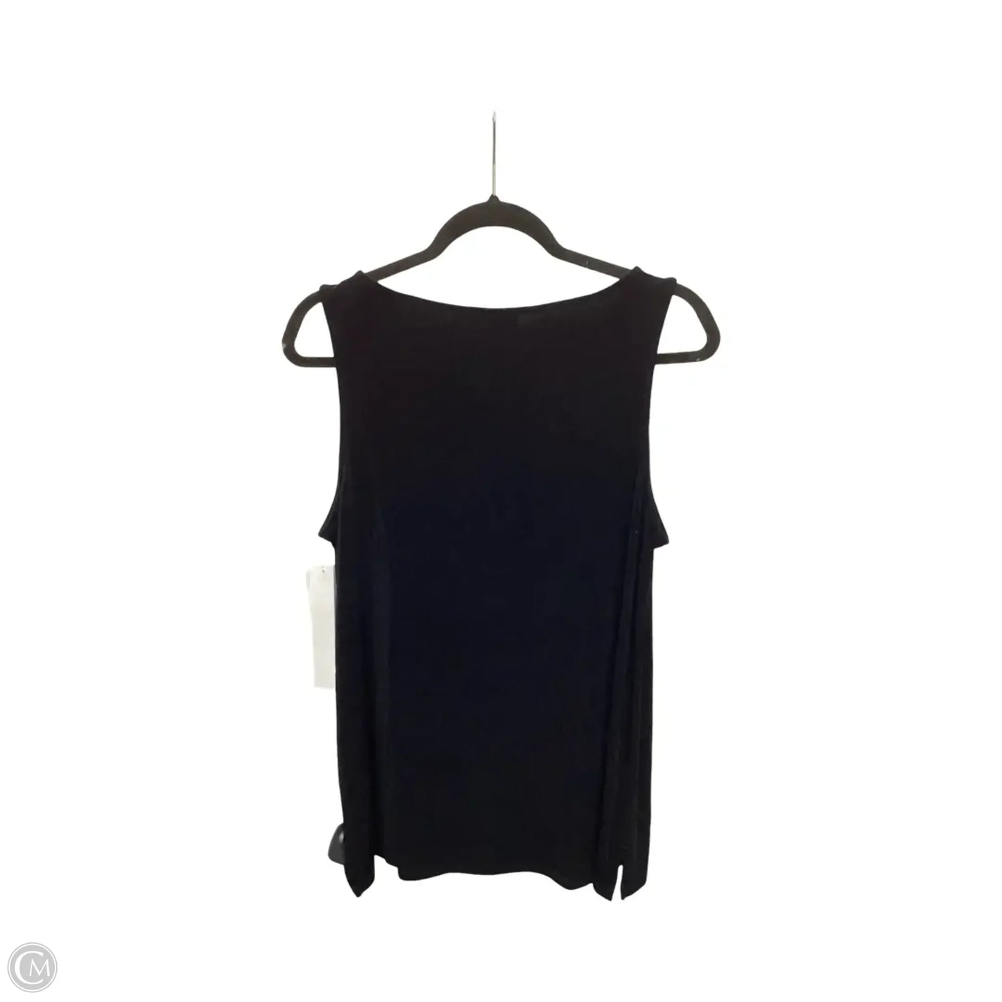 Blouse Sleeveless By Chicos In Black, Size: L