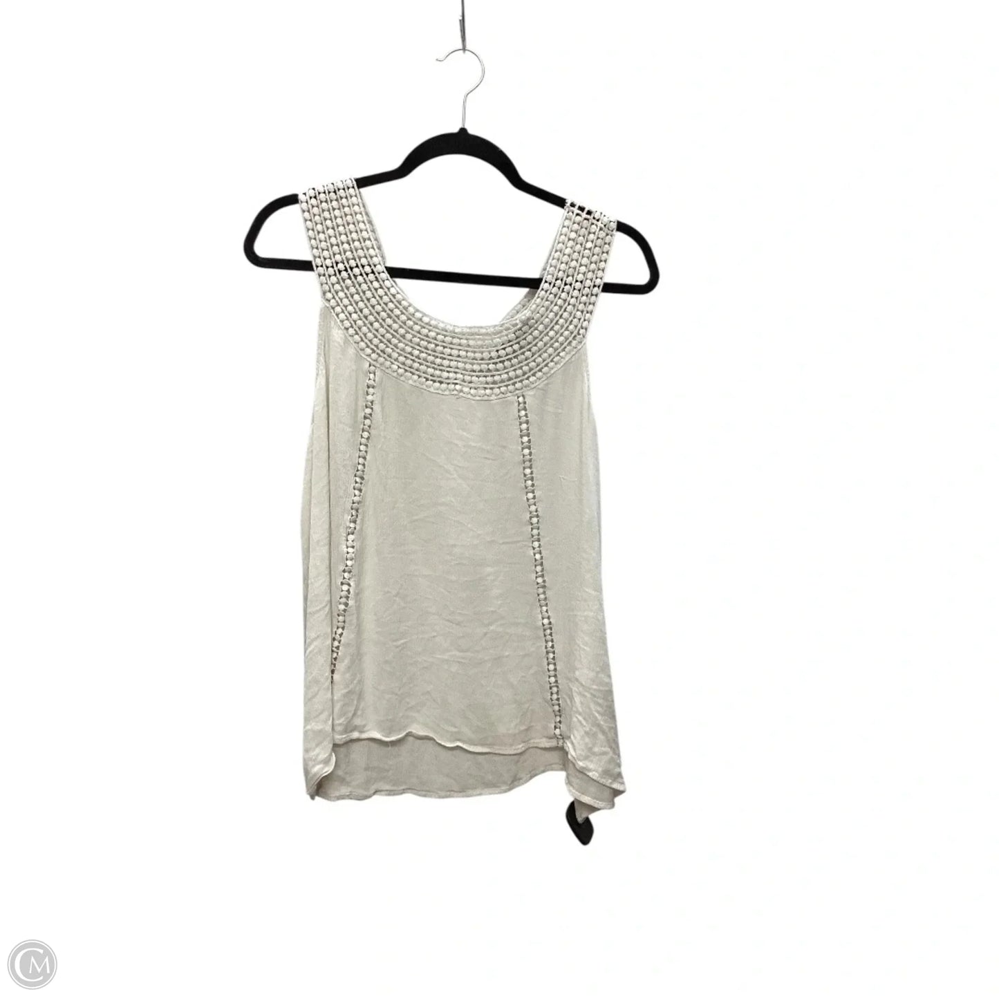 Top Sleeveless By Maurices In Cream, Size: 0