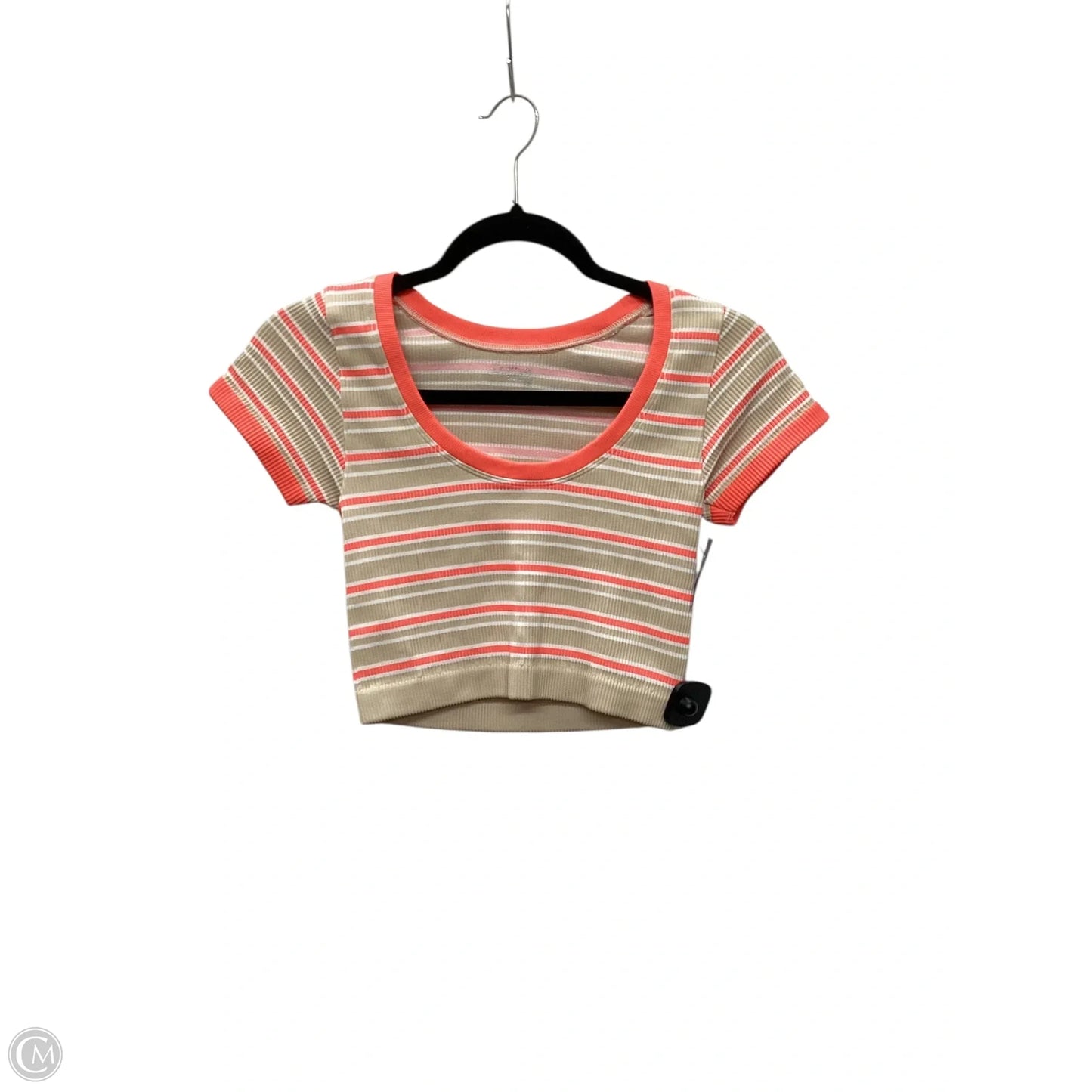 Athletic Top Short Sleeve By Aerie In Orange, Size: S