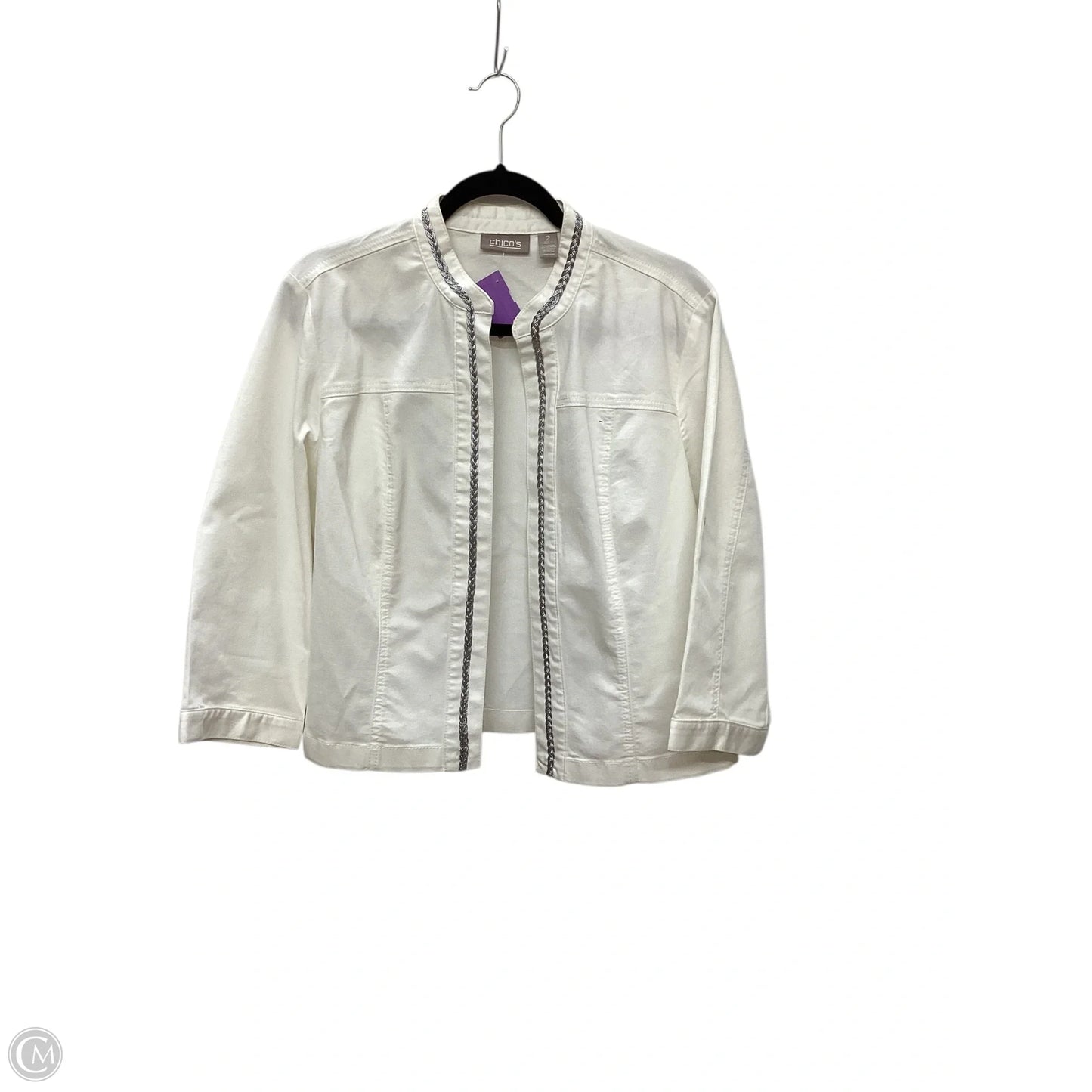 Jacket Other By Chicos In White, Size: L