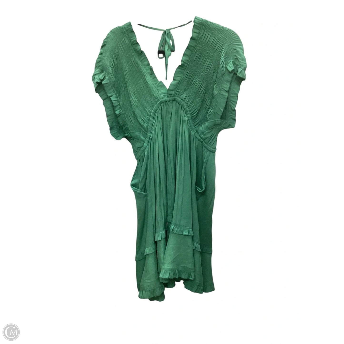 Dress Casual Midi By Glam In Green, Size: L